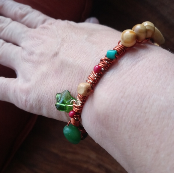 Boho bangle braclet - Picture 5 of 6